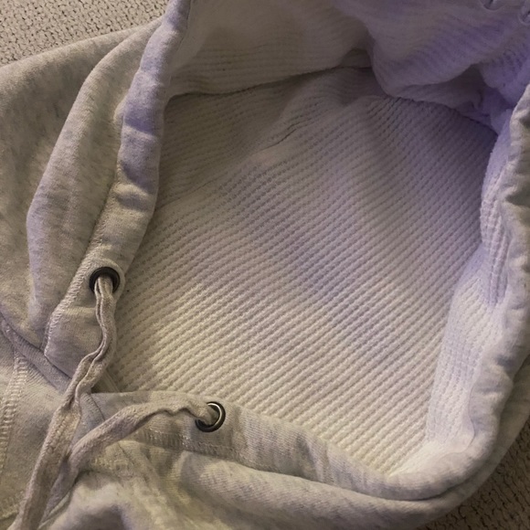 Soft A&F Hoodie Off White Neutral Hoodie - Large - Picture 3 of 4